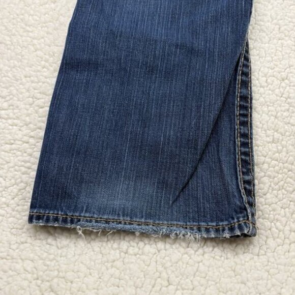 Big Star Womens Jeans Size 30L Liv Boot Distressed Measures 31x33 Thick Stitch - Picture 9 of 11